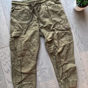 Green cargo pants